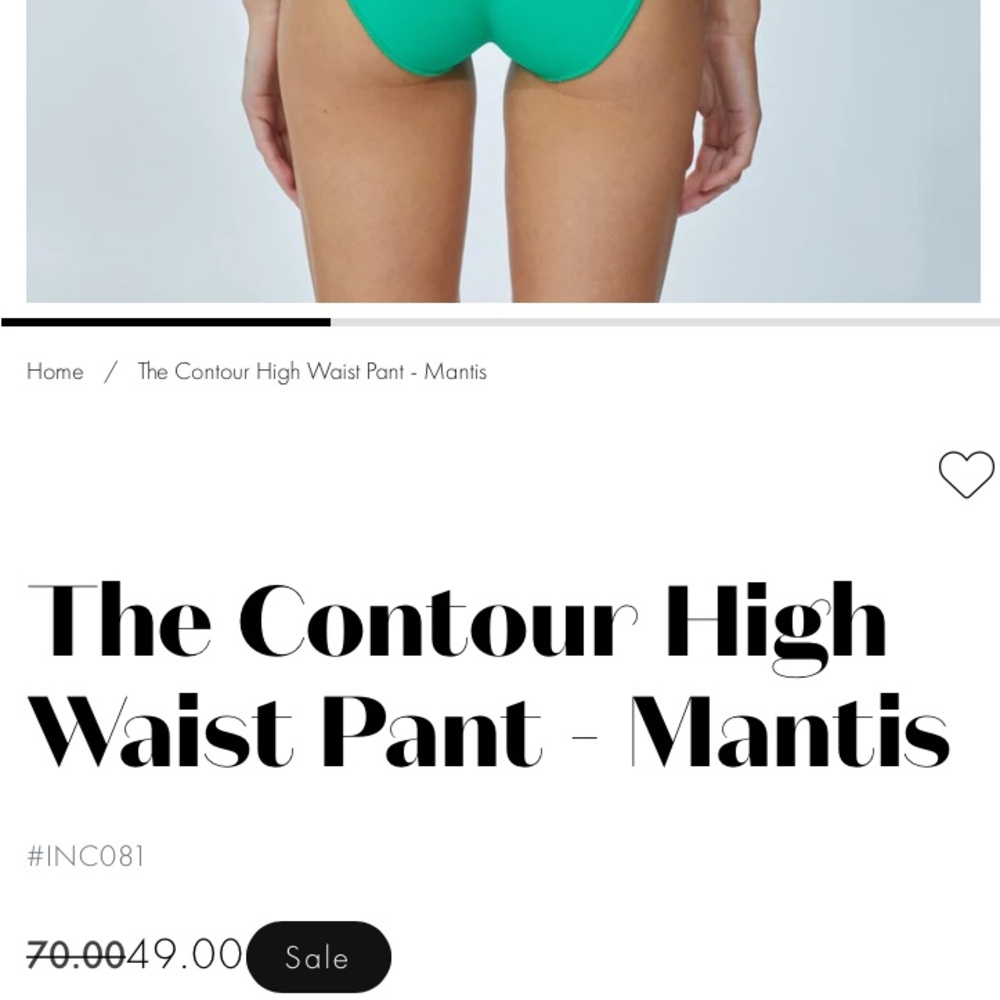 Mantis High Waist Contour Bottoms